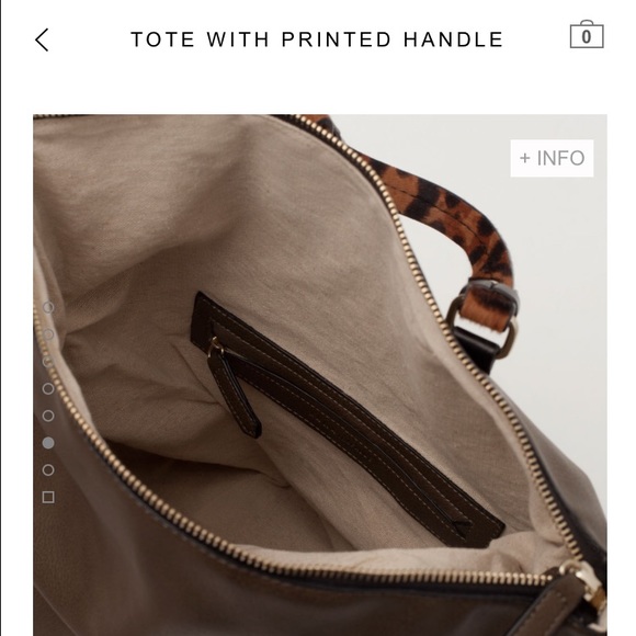 Zara bag with printed tote - Picture 3 of 4