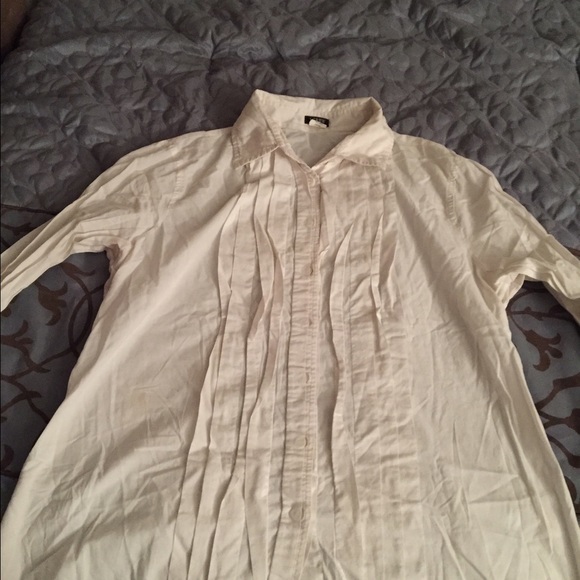 J Crew tuxedo blouse