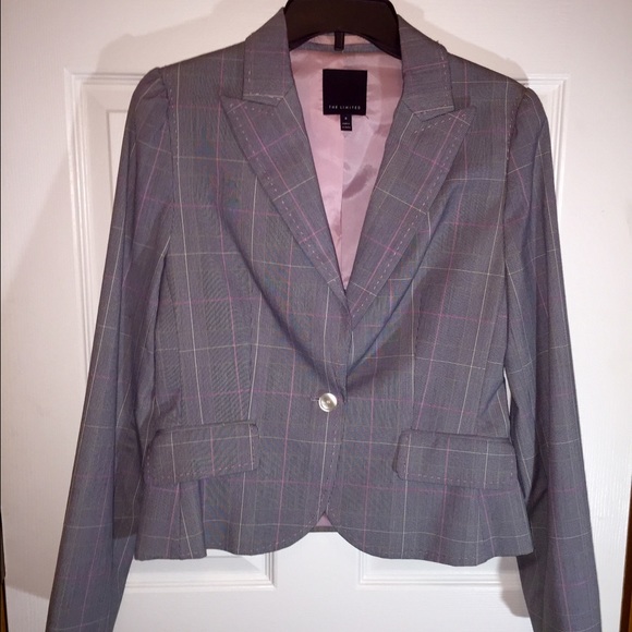 Plaid blazer from The Limited - Size 8.