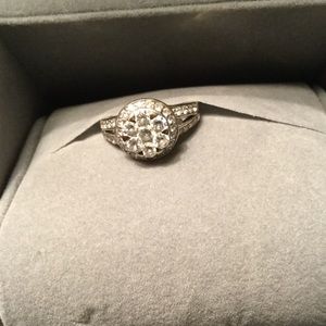 White gold and diamonds all around