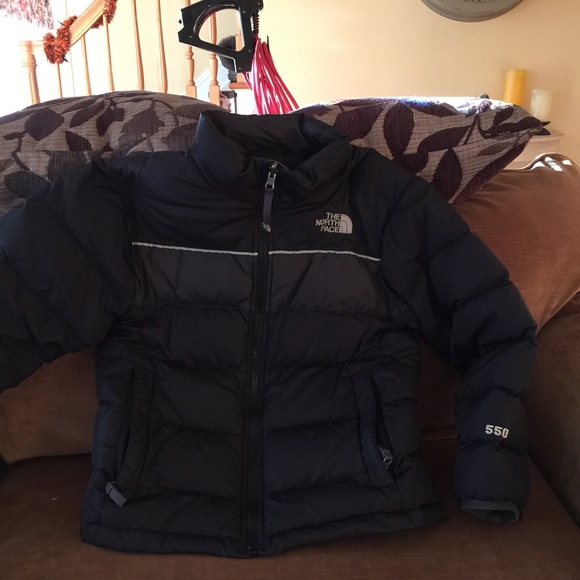 Boys  Black North Face jacket