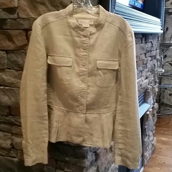 Michael Kors Jackets & Blazers - Michael Kors taupe gold blazer