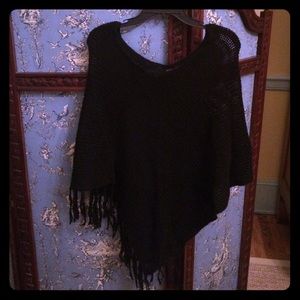 BCBG Maxazria knit poncho