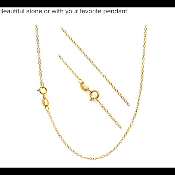 18 karat yellow gold chain