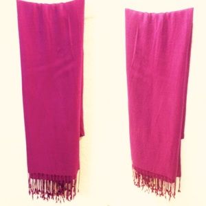 pashmina-style scarf.