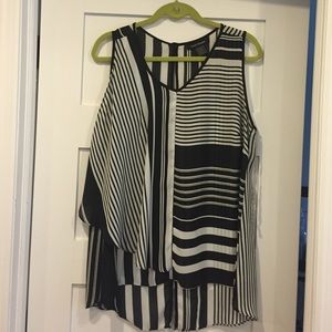 Barely worn Ashely Stewart sleeveless blouse