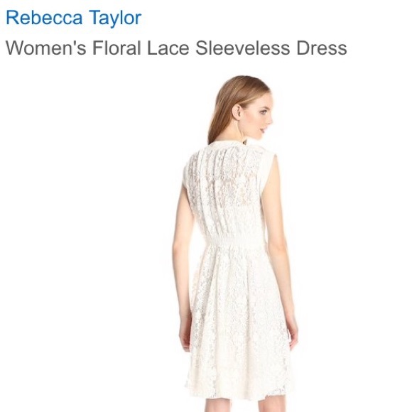 Beautiful ivory lace Rebecca Taylor dress! - Picture 2 of 2