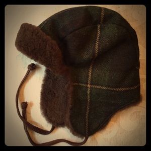 🎈Final Sale🎈JCrew Shearling Trapper Hat Vintage