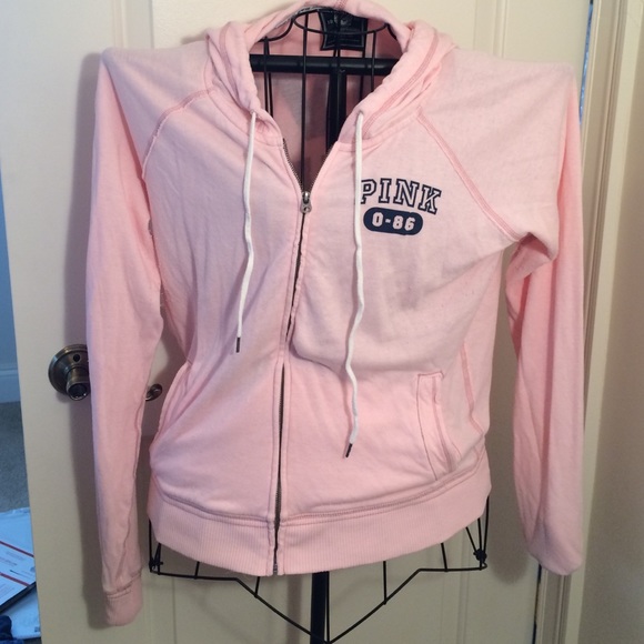 VS Pink zip up hoodie