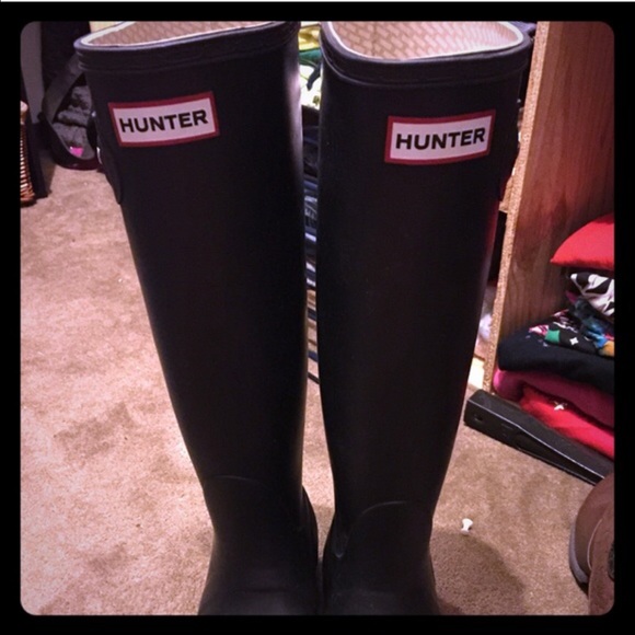 Hunter boots size 8M
