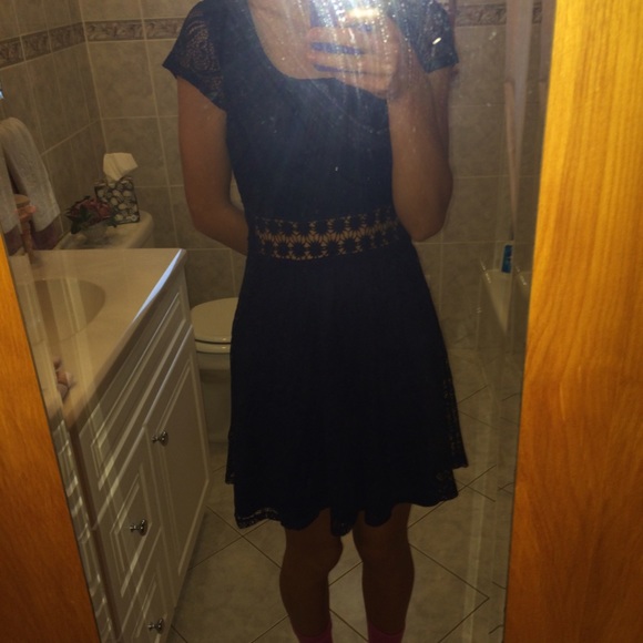Navy blue dress