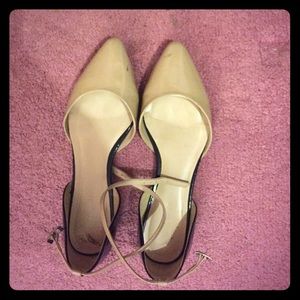 Nine west nude flats