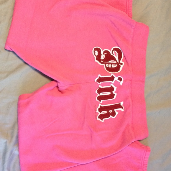 VS Pink cropped sweats