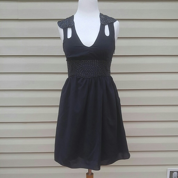 Navy Dress Perfect for the Holiday Parties! Small