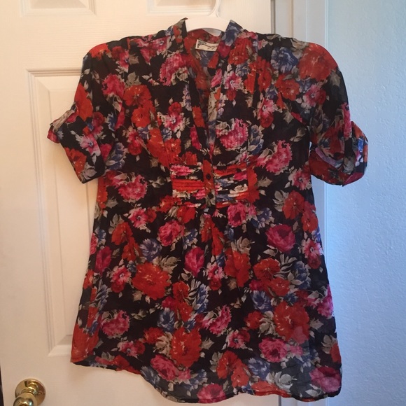 Modcloth floral tunic