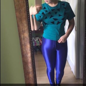 American Apparel Disco Pants in Royal Blue, Size S