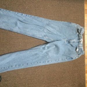 American Apparel Medium Wash High Waist Jean