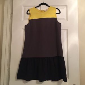 Loft drop-waist color block dress