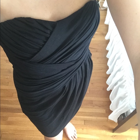 Express strapless cotton dress