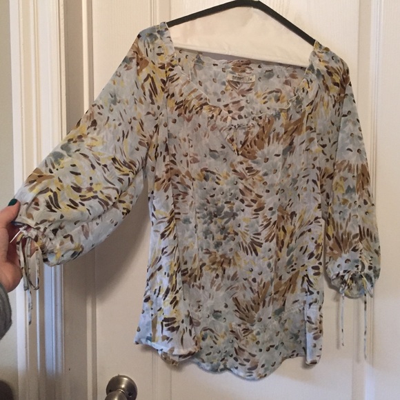 Relaxed fit patterned blouse - Picture 2 of 3