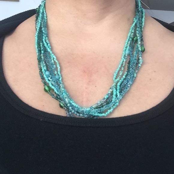 24" turquoise necklace