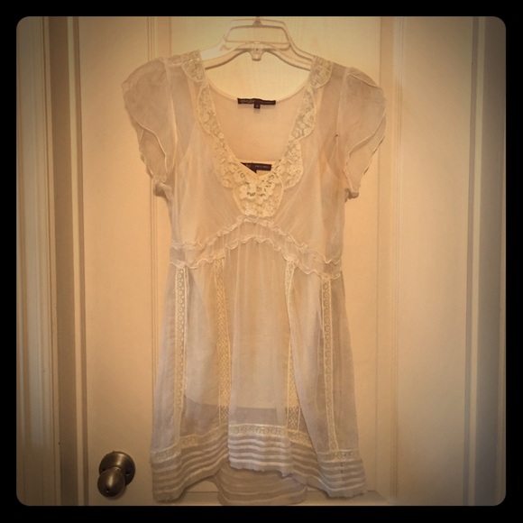 Sheer lace blouse - Picture 1 of 4