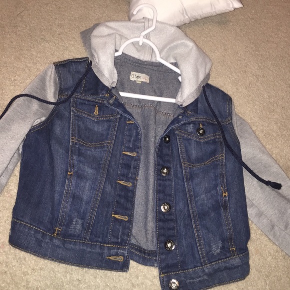 Cropped Jean hoodie