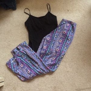 Multi color bohemian pants!