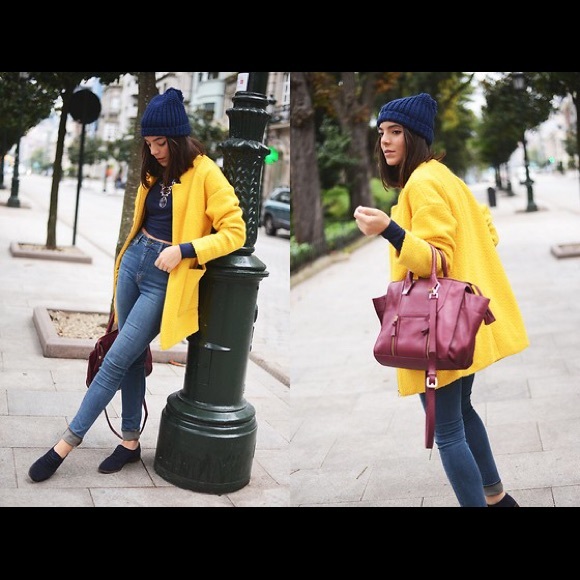 Zara Mustard Jacket - Picture 1 of 4