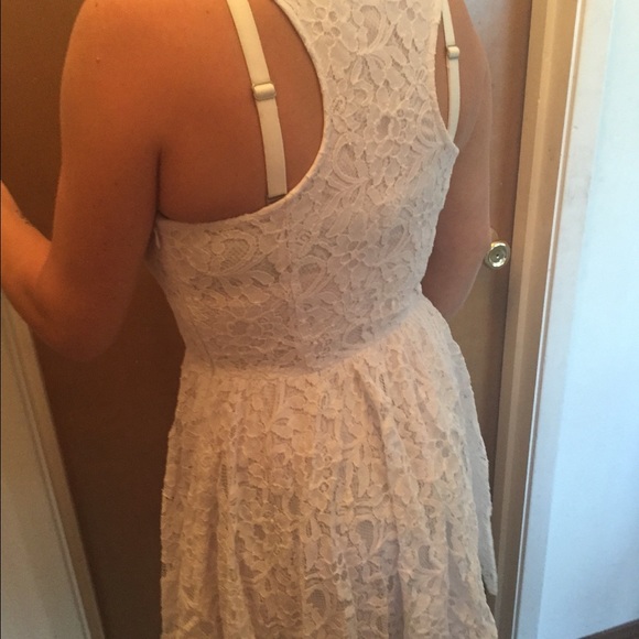 👄NWOT White lace racer back dress👄 - Picture 4 of 4