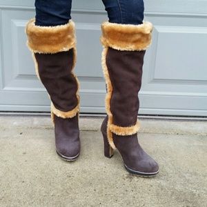 Boston Proper Fur Boots