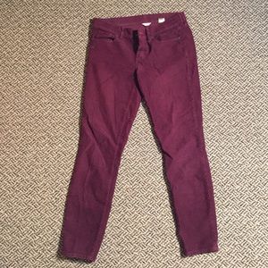 J CREW OXBLOOD CORDUROYS