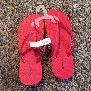 New red flip flops