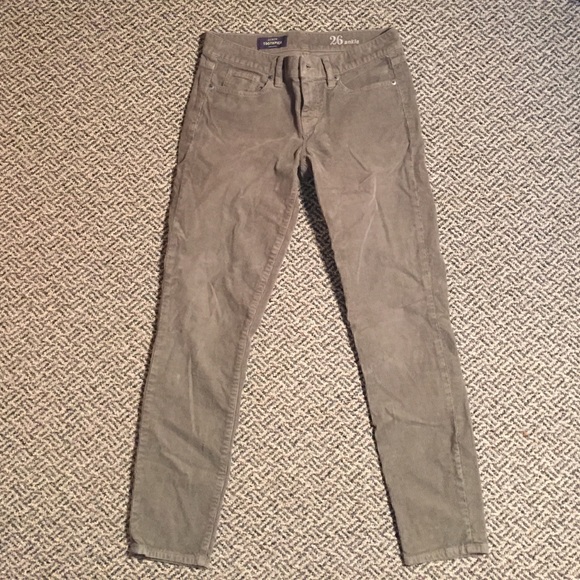 J CREW TOOTHPICK CORDUROYS