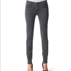 7 for all Mankind Grey Super Skinny Jeans