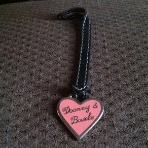 Heart Dooney&Bourke purse charm