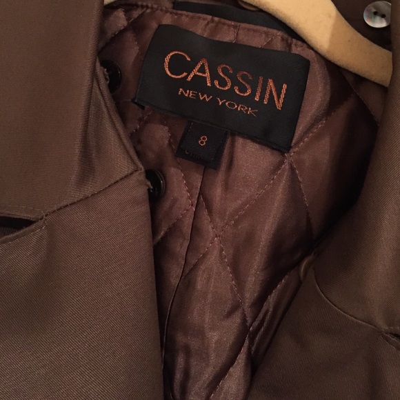 CASSIN double breasted Trench Coat - Picture 2 of 4
