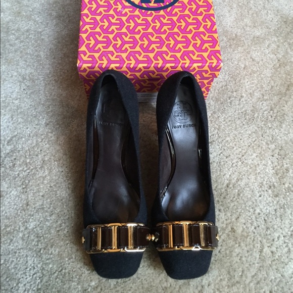 Tory Burch 'Laura' Flannel Pumps