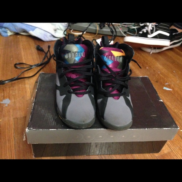 Jordan 7 Bordeaux size 2.5y and 5.5 in women - Picture 3 of 4