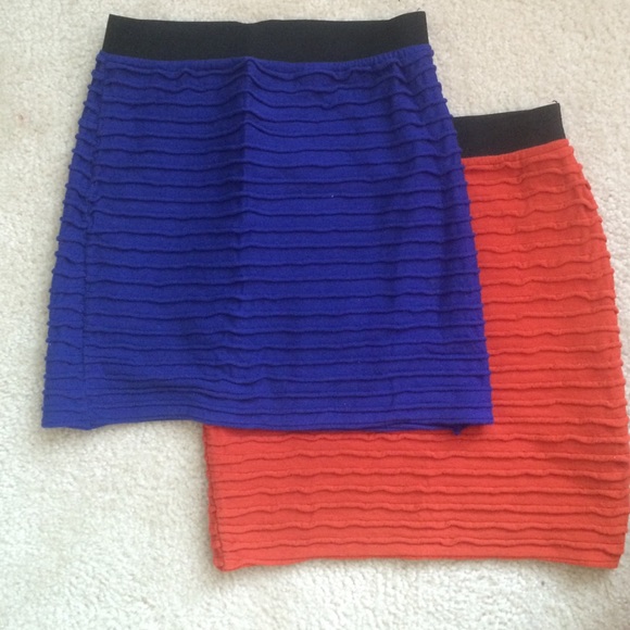 Two Forever 21 Mini Skirts - Picture 2 of 2