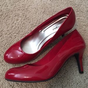 Red heels! Worn once!