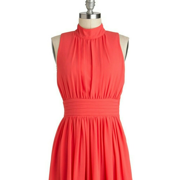 Modcloth Windy City Coral Dress
