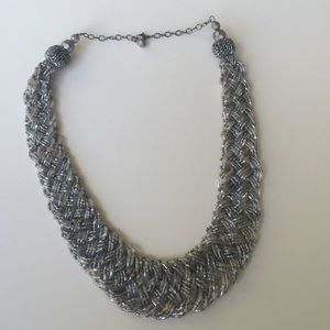 Rhinestone statement necklace