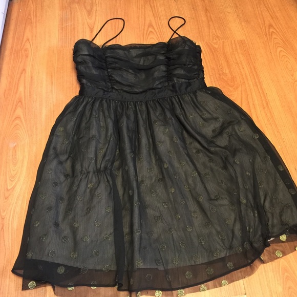 Rouched chiffon party dress