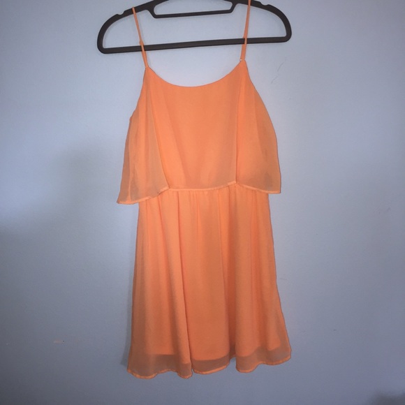 Peachy/Orange sun dress