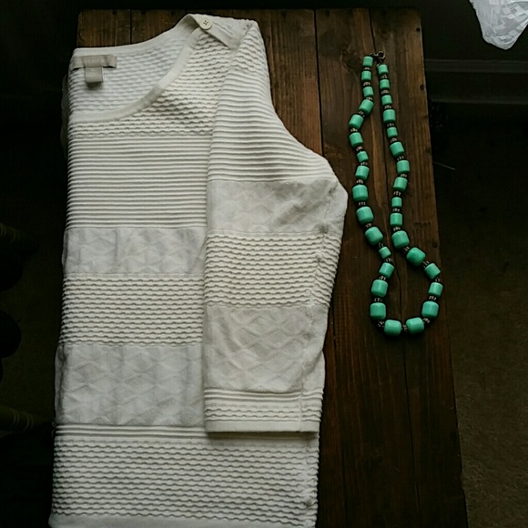 SOLD Banana Republic 3/4 Sleeve Boatneck Top