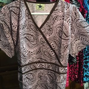 Brand new scrub medical uniform top