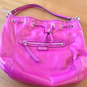 Hot pink Coach
