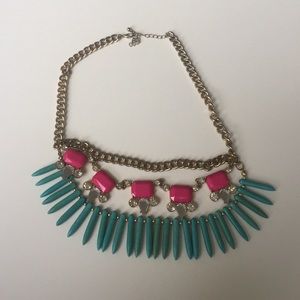 Tri level statement necklace