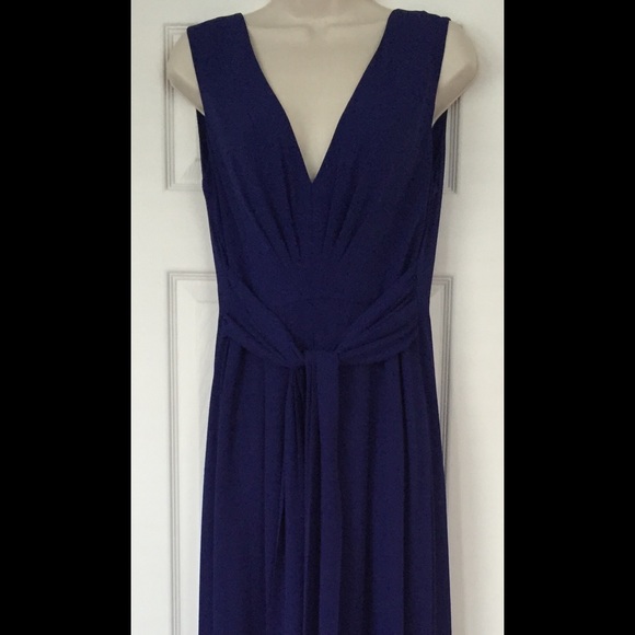 BCBGMAXAZRIA Orient Royal Blue Norah Dress - Picture 3 of 4
